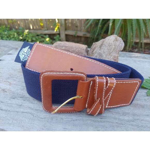 Vintage Womens Large Stretch Belt By Levis Dockers - Picture 4 of 10